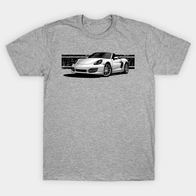 German roadster with boxer engine T-Shirt by jaagdesign